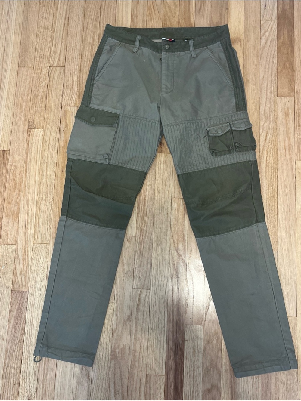 KITH Patchwork Cargo Pants Men's Size 30 Olive Military Green Utility Style